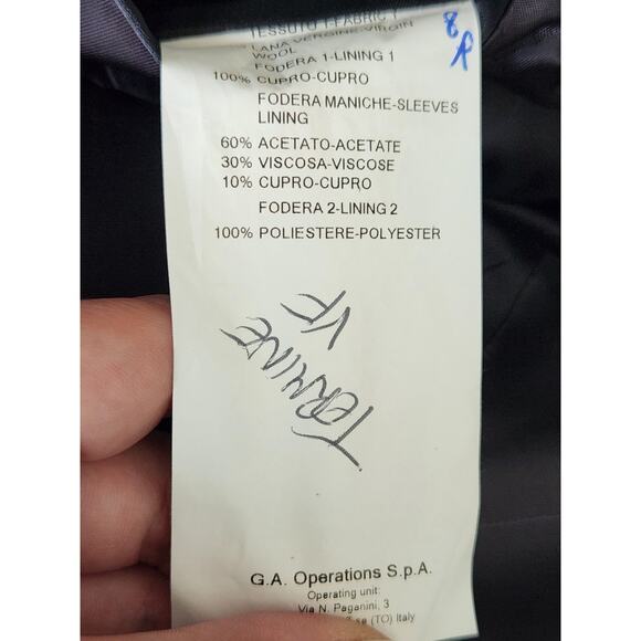 ARMANI Collezioni Executive Gray Check Blazer Wool Sport Coat Jacket Men's 40C - Picture 7 of 8